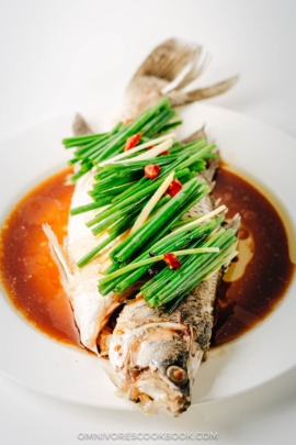 Chinese steamed fish