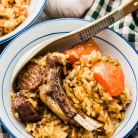 Lamb Pilaf - a western Chinese treasure | omnivoerscookbook.com