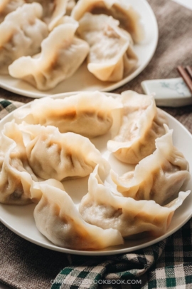 Homemade lamb dumplings