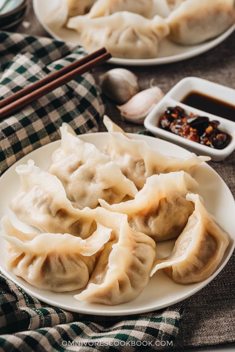 Chinese water boiled dumplings