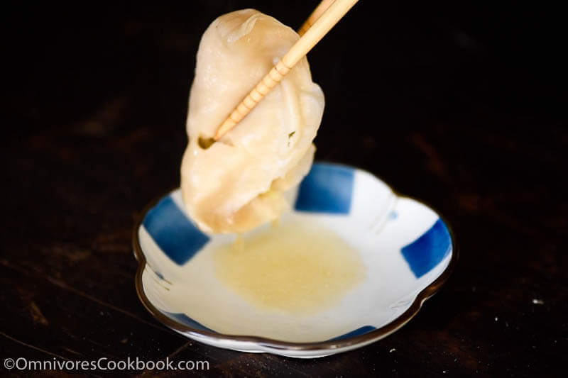 My mom’s secret recipe for creating the best pork dumplings. The dumplings are juicy, tender and taste so good even without any dipping sauce!