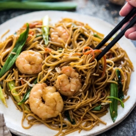 These fried noodles are loaded with vegetables, and burst with flavor. It’s a quick and healthy one-pot meal you can prep and cook in 20 minutes.