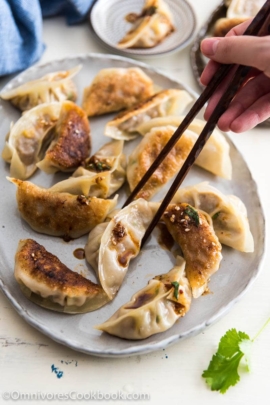 Beef dumplings are an easy dim sum option for a weekday appetizer. You can make them ahead and freeze them for later too.