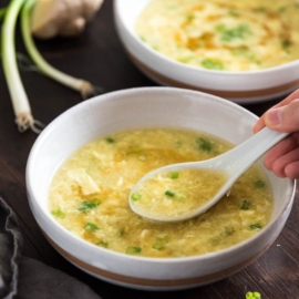 Make the restaurant-style Chinese egg drop soup with the minimum ingredients, within 15 minutes, and without any fuss.