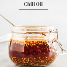 How to Make Chili Oil (辣椒油) | Chinese Chili Oil | Gluten-Free | Vegan | Vegetarian | Condiment | Chinese Food | Chinese Recipes | Asian Food