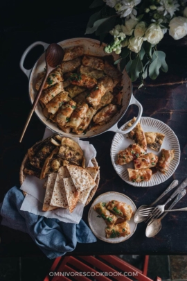 Cabbage Rolls with Tomato and Sumac Sauce (Lahana Sarması) - A lighter and more flavorful version of cabbage rolls with a rich and complex sauce. It is the most comforting dish for wintertime. {Gluten-Free}