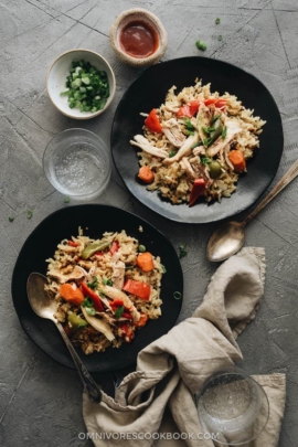 Asian Instant Pot chicken and rice