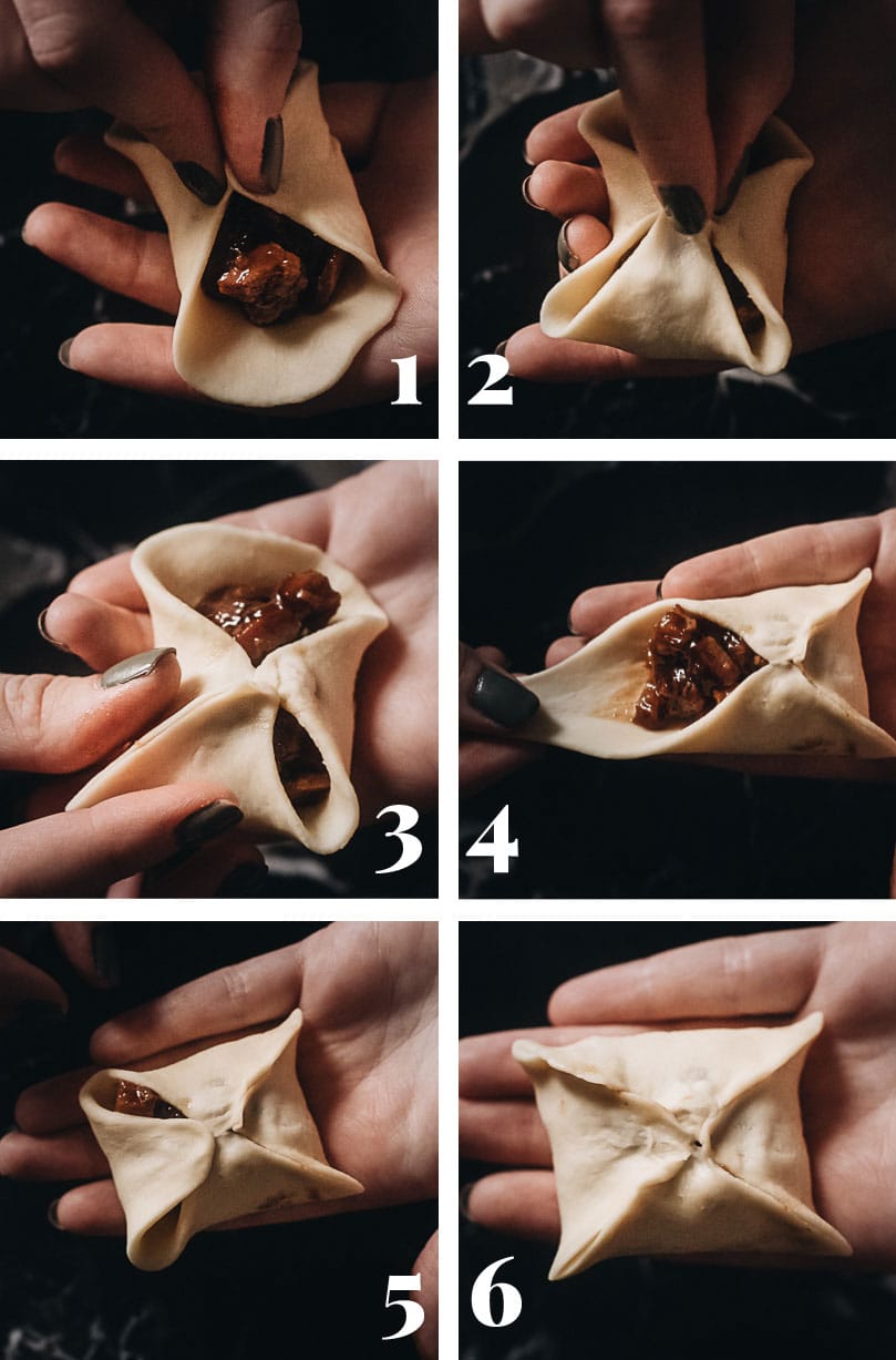 How to wrap char siu bao