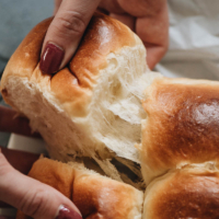 Easy Milk Bread Rolls | Make Hokkaido style milk bread rolls with this simple recipe. These milk bread rolls are super soft, airy, moist, and slightly sweet. They’re very easy to put together and hold up well when made ahead. They’re perfect for your holiday dinner party and simple enough to make as an everyday recipe.