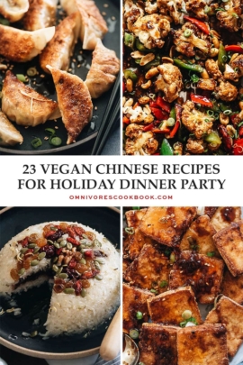 Want to do something unique for your holiday gathering this year? Why not come together over vegan Chinese recipes that everyone can agree on? It will be perfect! {Vegan, Vegetarian}