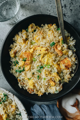 Homemade egg fried rice